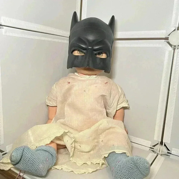 Vintage Creepy Scary Batman Doll Haunted Doll - Picture 1 of 10